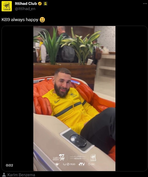 官方辟谣！吉达联合晒本泽马视频：KB9一直很开心