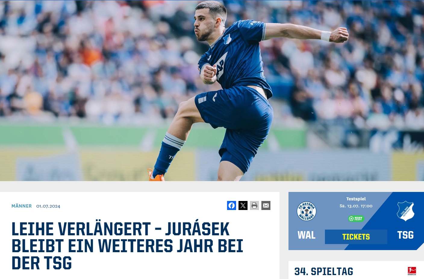 官方:霍芬海姆续租本菲卡后卫尤拉塞克,租期延长1年