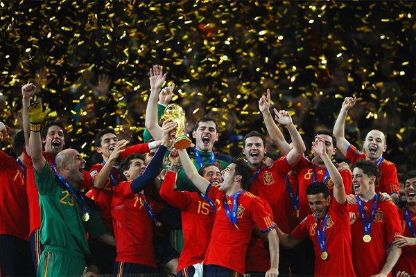 回忆2010世界杯 西班牙获得世界杯冠军