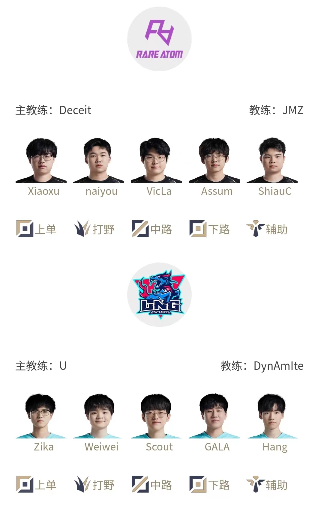 LPL明日首发：中路Rookie较量Creme相声组合王多多鼓鼓解说