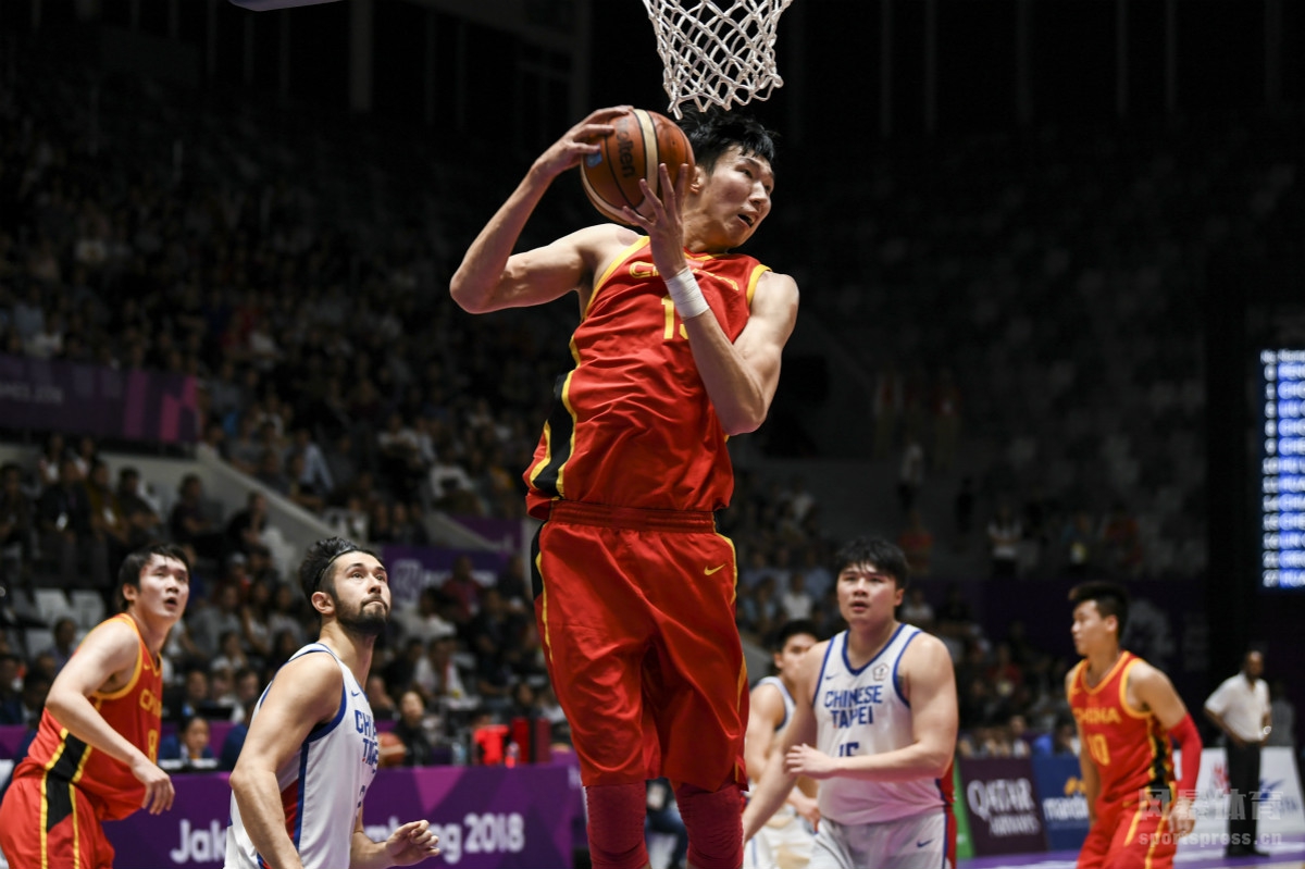2018雅加达亚运会男篮半决赛：中国86-63中国台北