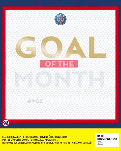 官方：李刚仁对蒙彼利埃时的进球，被评为巴黎11月最佳进球