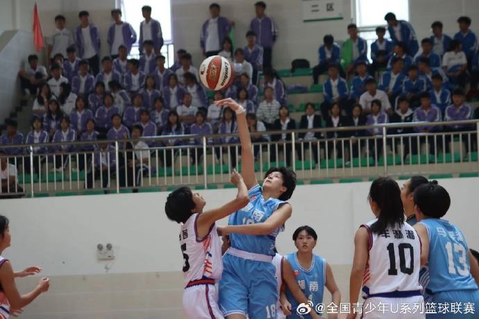 U15青少年篮球联赛女子组16进8交叉赛东莞篮校胜山东高速