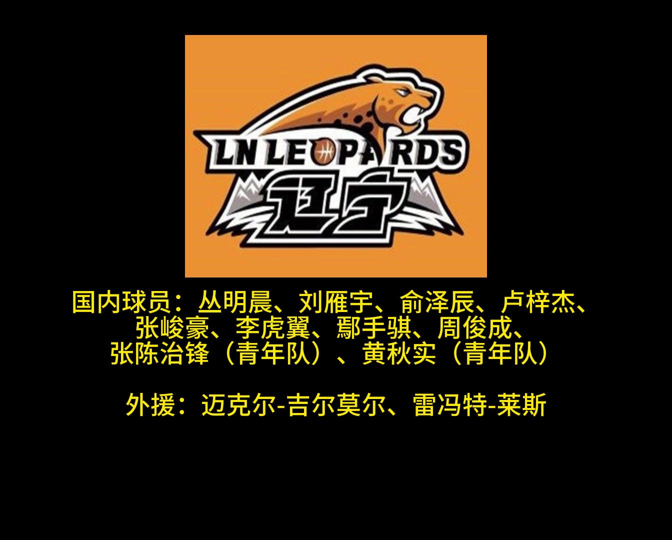 辽篮亚冠名单出炉：主力缺阵，主打锻炼，9号第一场比赛