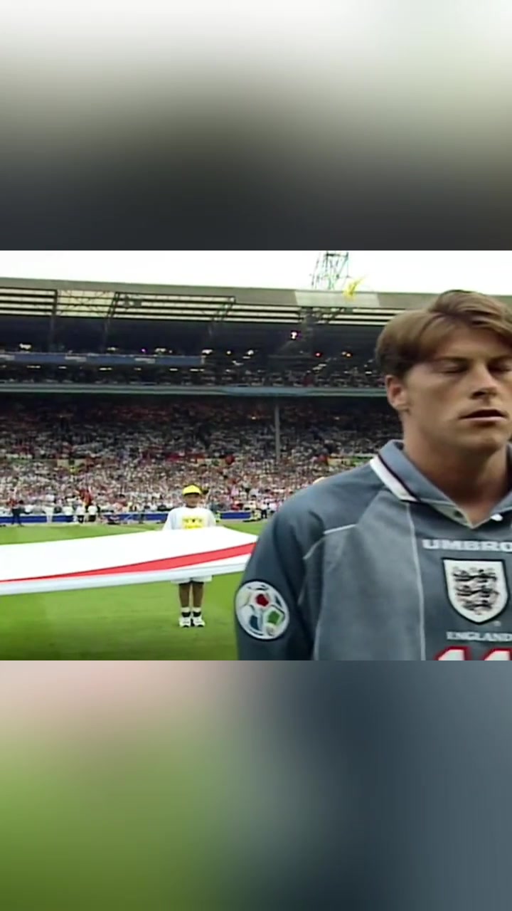 1996年欧洲杯的英格兰队是最华丽的！索斯盖特也在阵中！