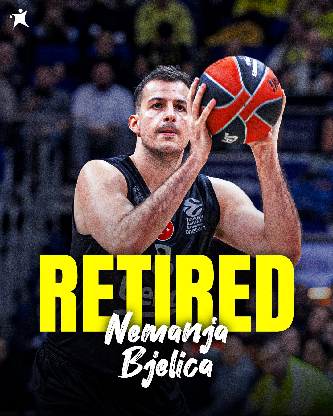 35岁的别利察自宣退役结束20年职业篮球生涯