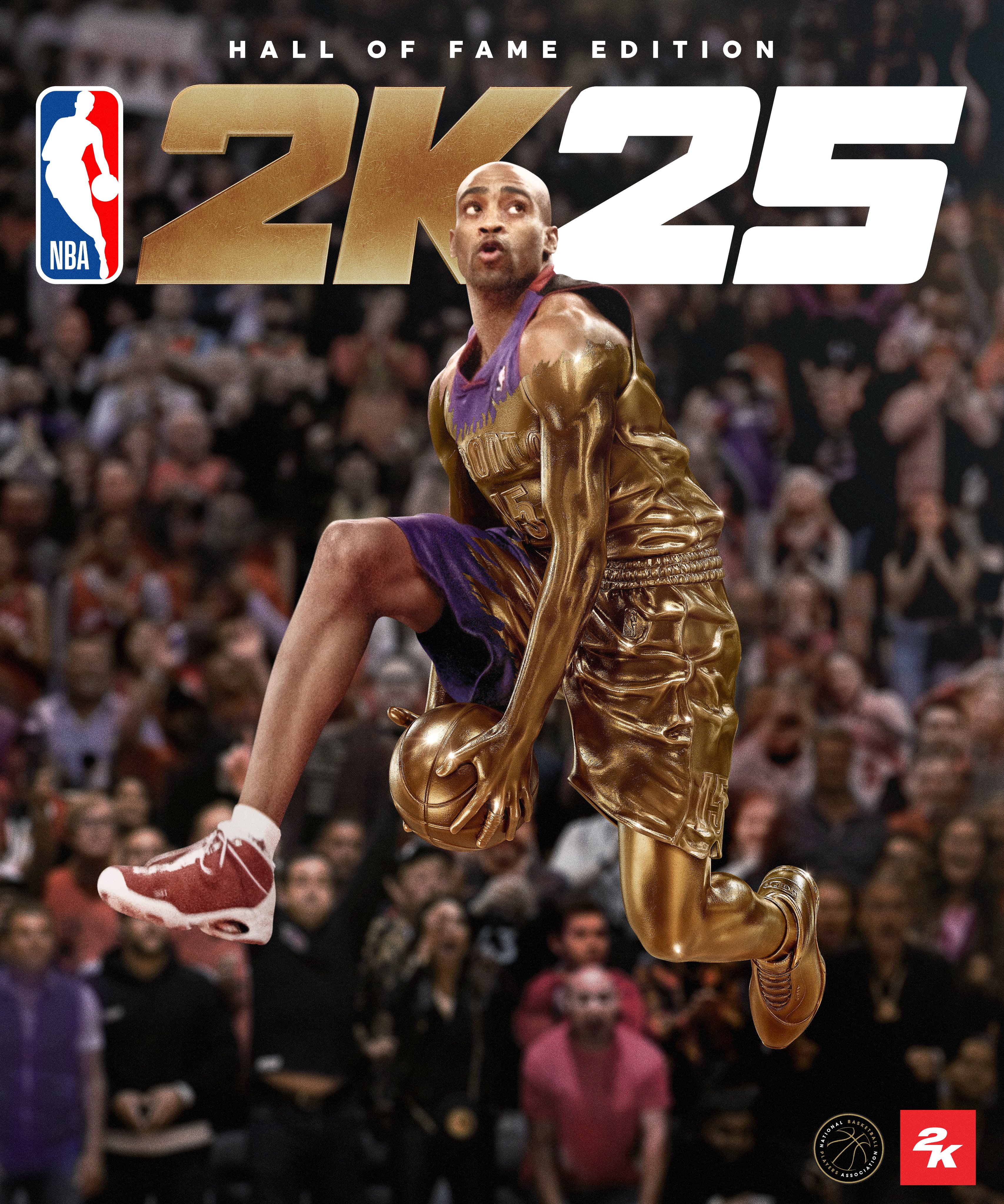 半人半神！文斯卡特成NBA2K25名人堂版封面人物