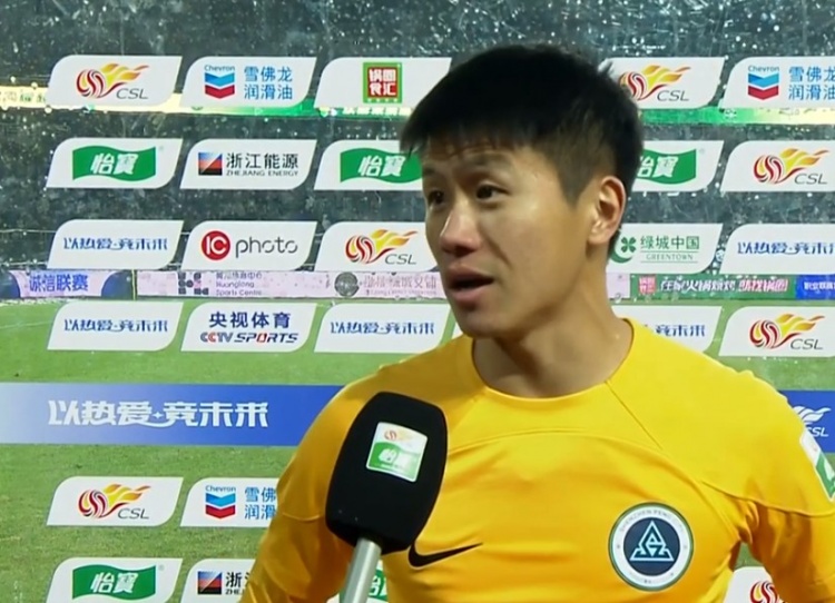 朱宝杰：浙江队是很强的球队，我们踢得很好但运气方面差一点