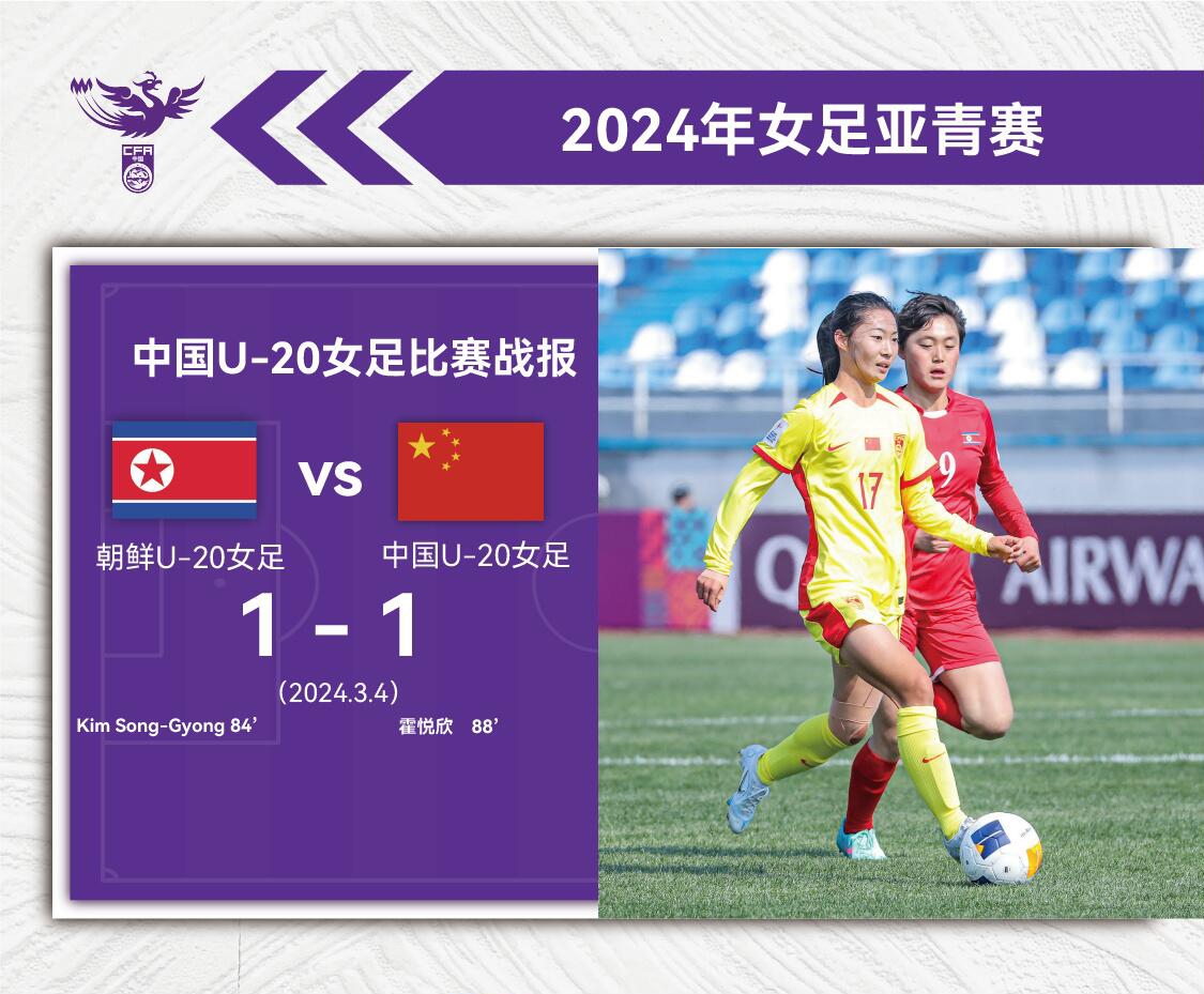 津媒赞中国U20女足平朝鲜：以硬对硬国字号太久没有如此精彩比赛
