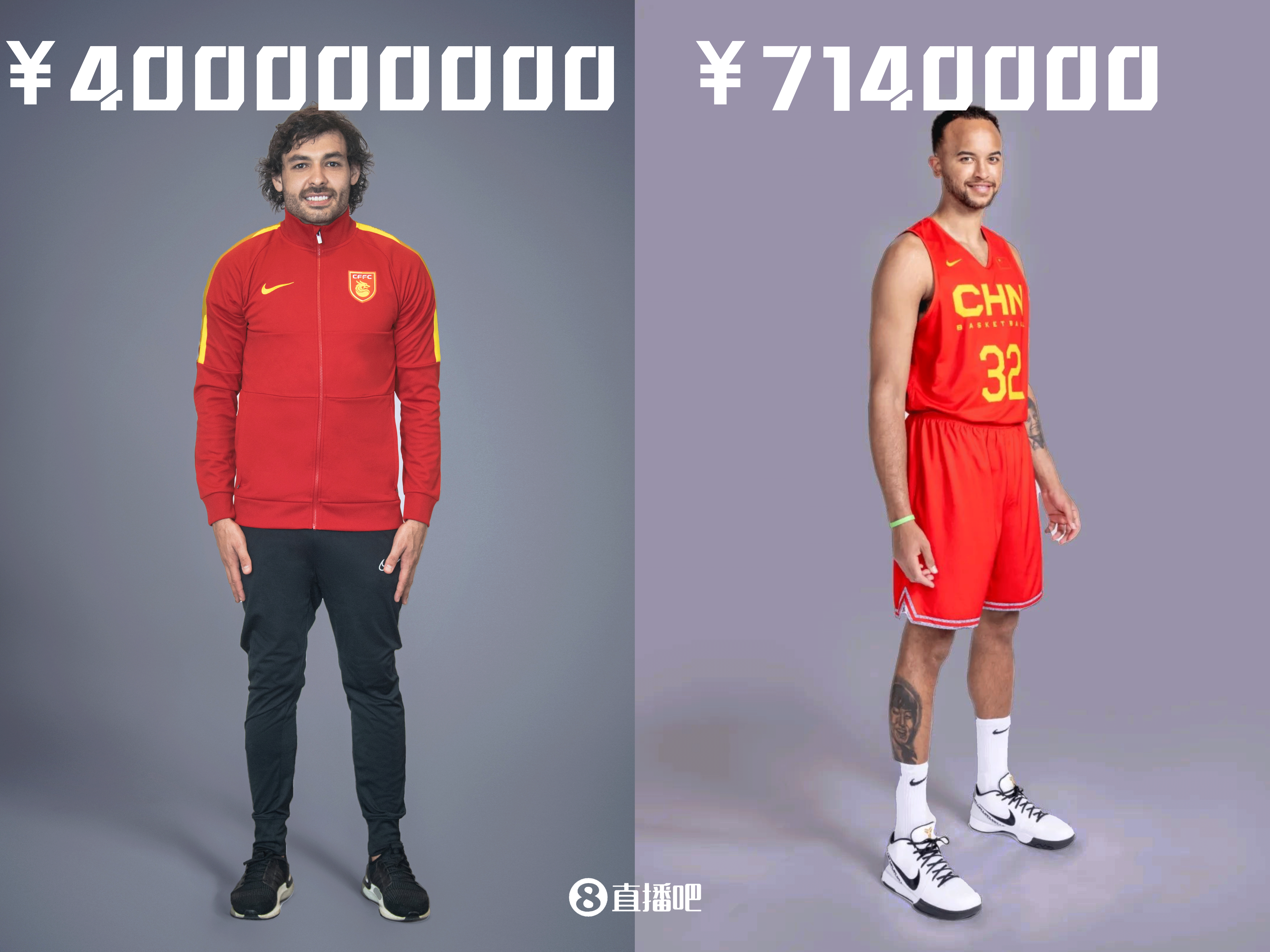 高拉特4亿0出场！男篮归化李凯尔耗资百万美元，国足6大归化1年就8.7亿