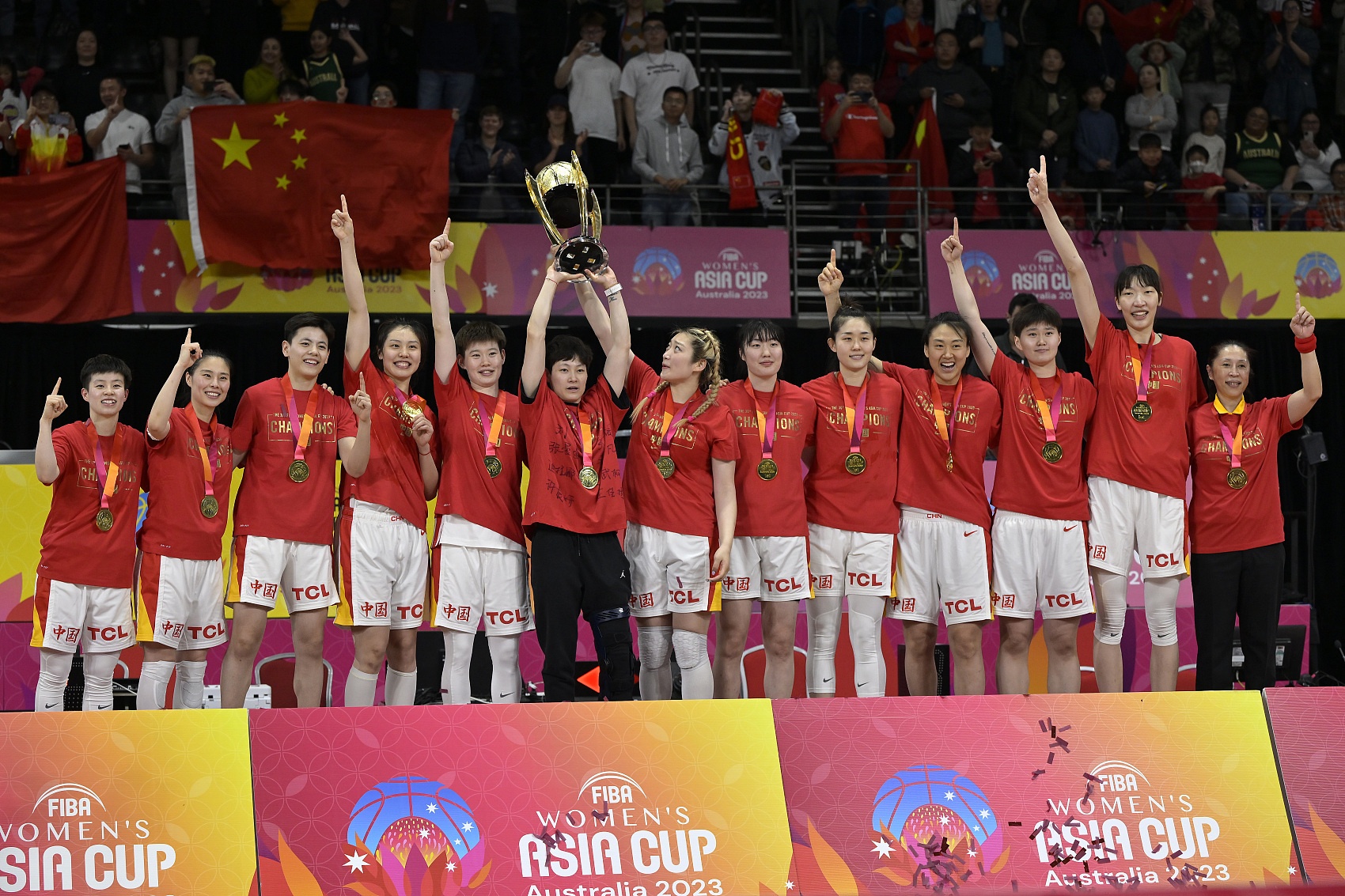 FIBA官方盘点23年亚洲篮球十大新闻：中国女篮亚洲杯夺冠领衔