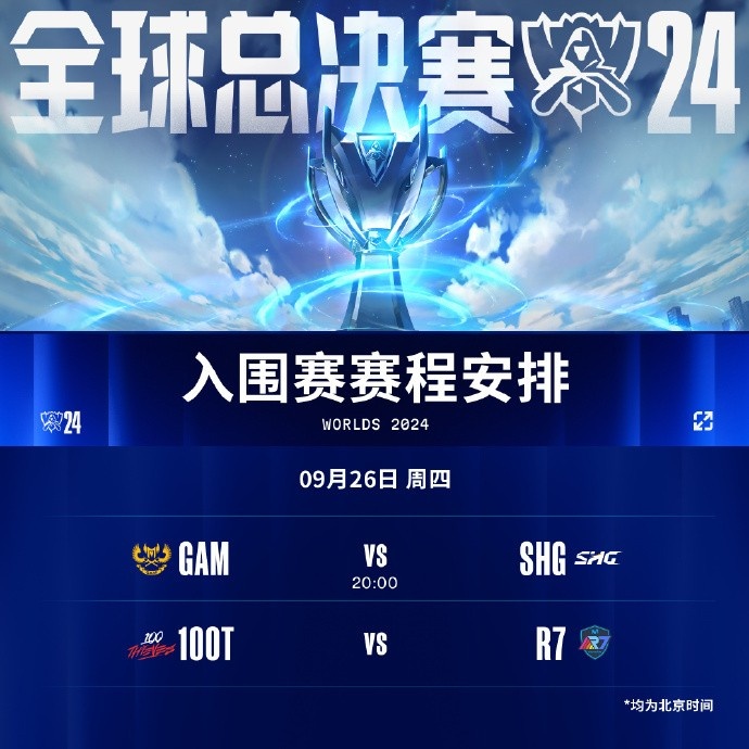 S14入围赛第二日预告：GAM交手SHG100T血战R7