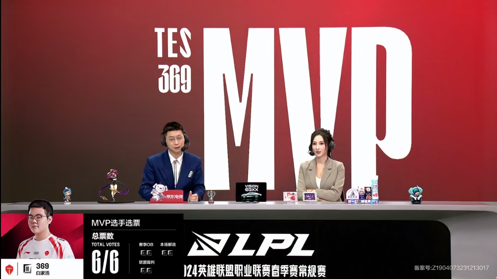 解说热议TES锁定复活甲：9！恭喜tes拿到复活甲！