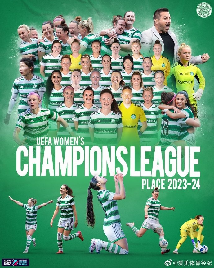 凯尔特人女足获得苏格兰女超联赛亚军，将参加女足欧冠附加赛
