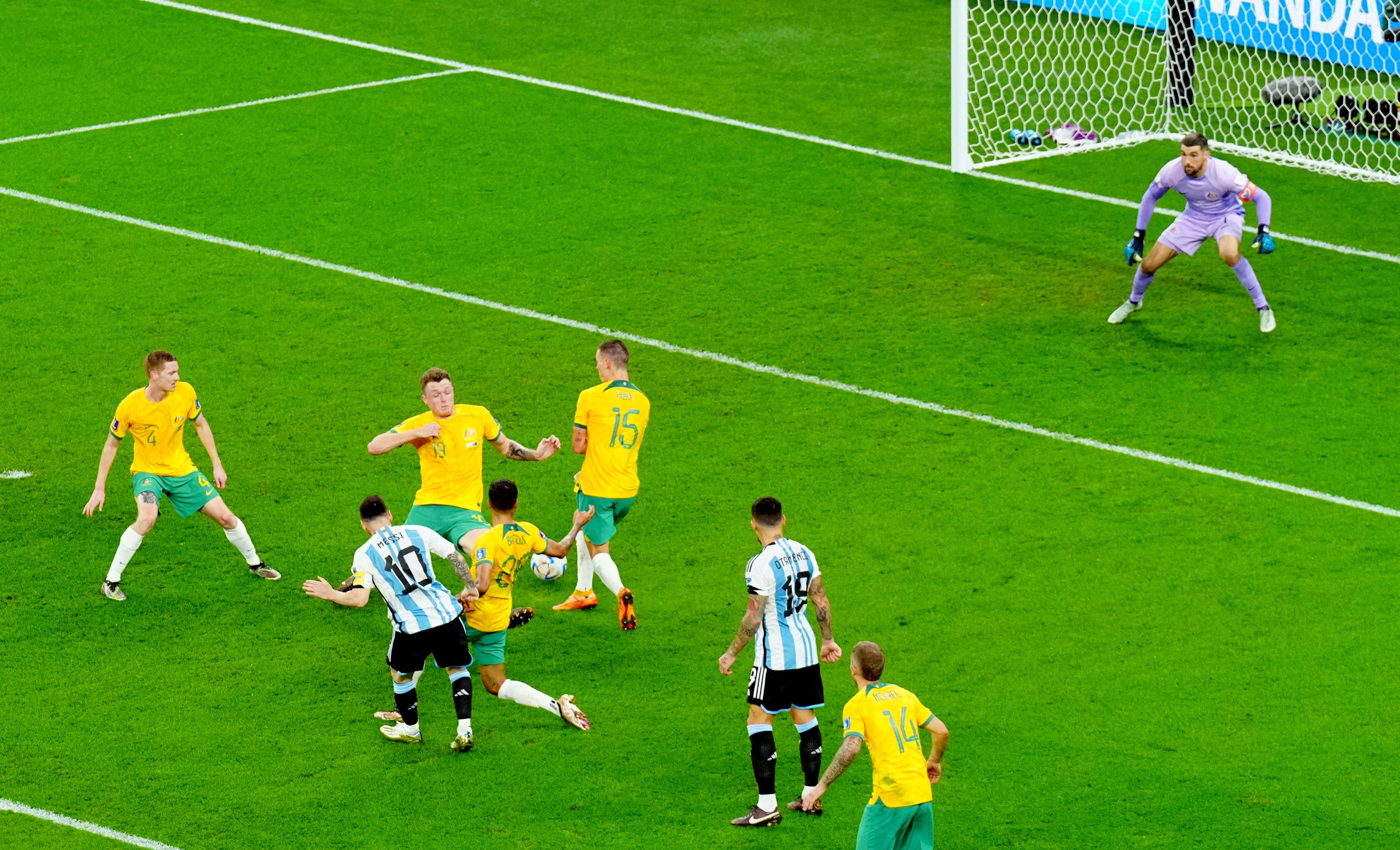 阿根廷vs澳大利亚交手战绩：6胜1平1负，世界杯21淘汰对手