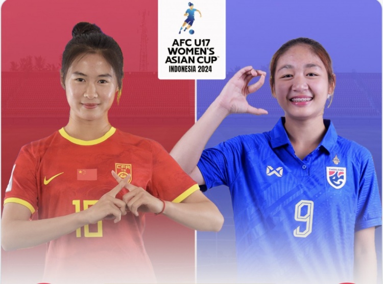 中国队30战胜泰国队，在2024年U17女足亚洲杯中取得二连胜