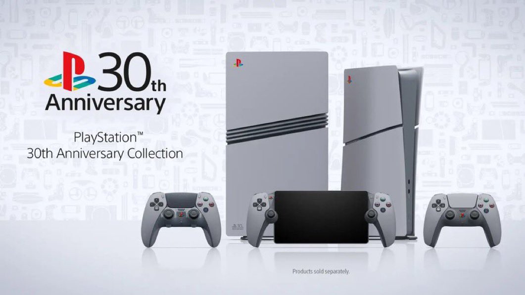 帅！Playstation30周年纪念版主机11月21日发售：经典PS1配色