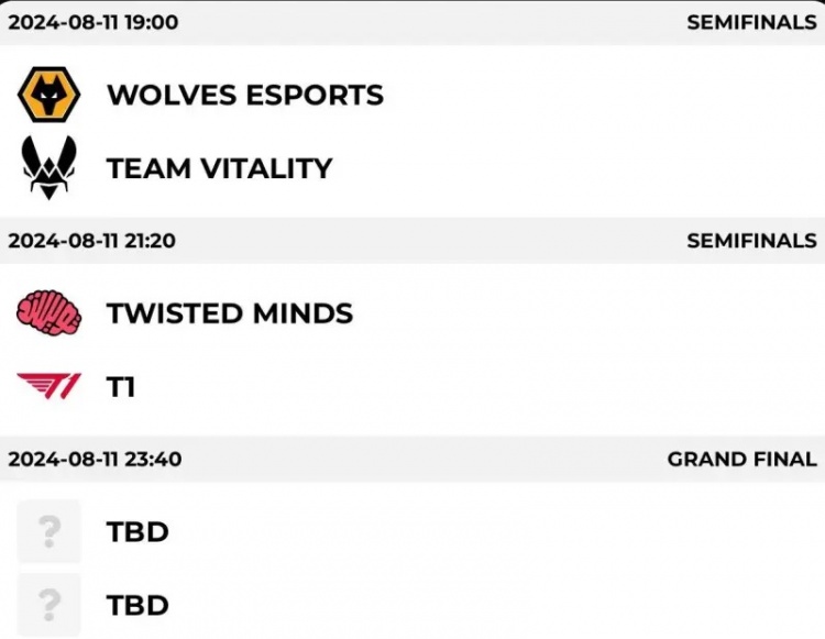 EWC云顶之弈14决赛：狼队、T1、VIT、TM晋级今晚的半决赛