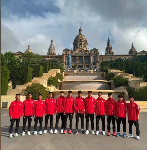 中国足球小将U15队齐聚西班牙，即将开启西班牙&荷兰拉练