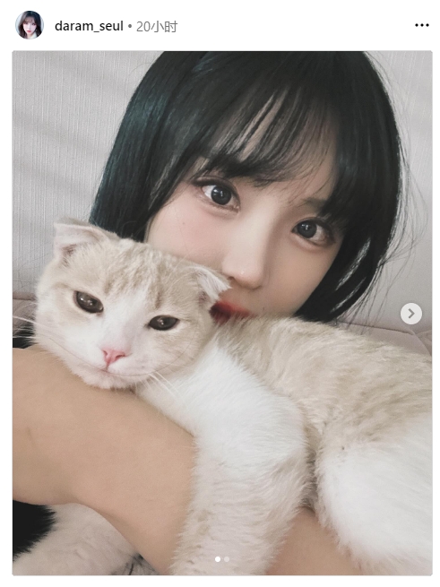 懂了喜欢看猫是吧RulerINS点赞前女友晒出的抱猫猫的照片