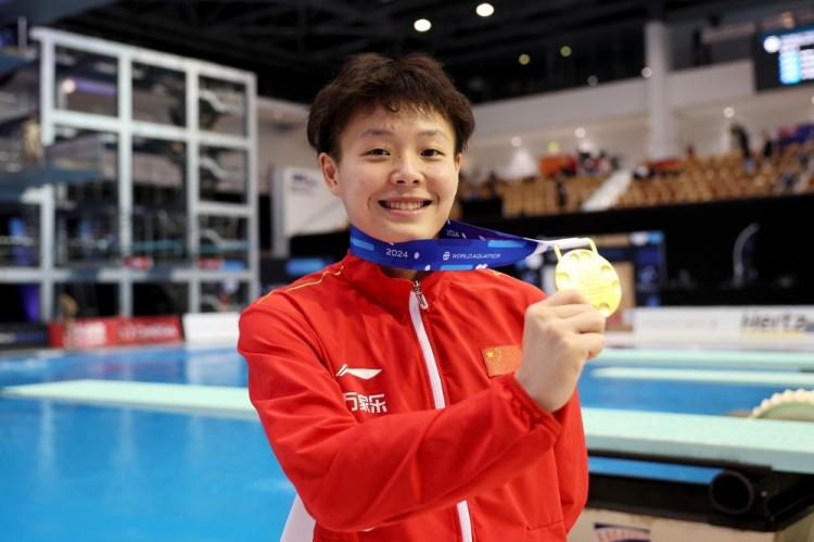 跳水世界杯女子3米板柏林站：陈艺文夺冠，达成世界杯五连冠
