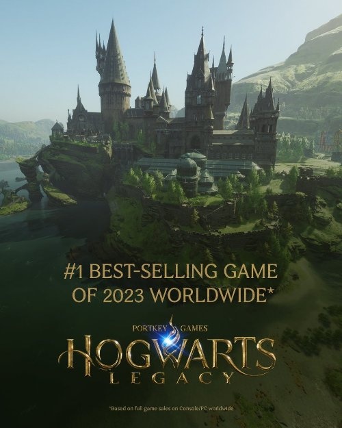 《霍格沃茨之遗》为去年全球销量第一的游戏总销量破2400万