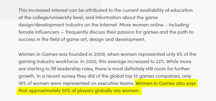 你还代表上女性了外媒批《剑星》放弃女性市场称全球有一半女性玩家