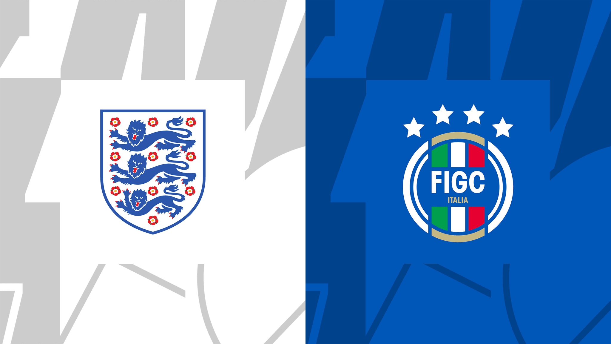 英格兰vs意大利首发：凯恩PK斯卡马卡，贝林厄姆、拉什福德先