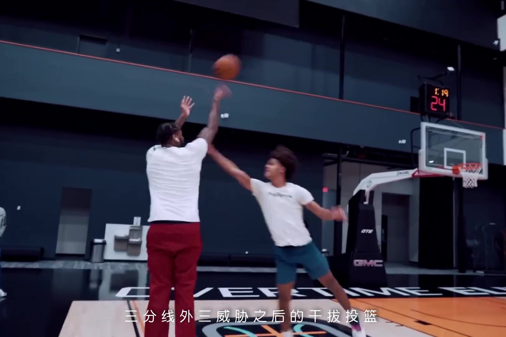 安东尼：打得你叫爸爸甜瓜1v1单挑儿子基扬安东尼！