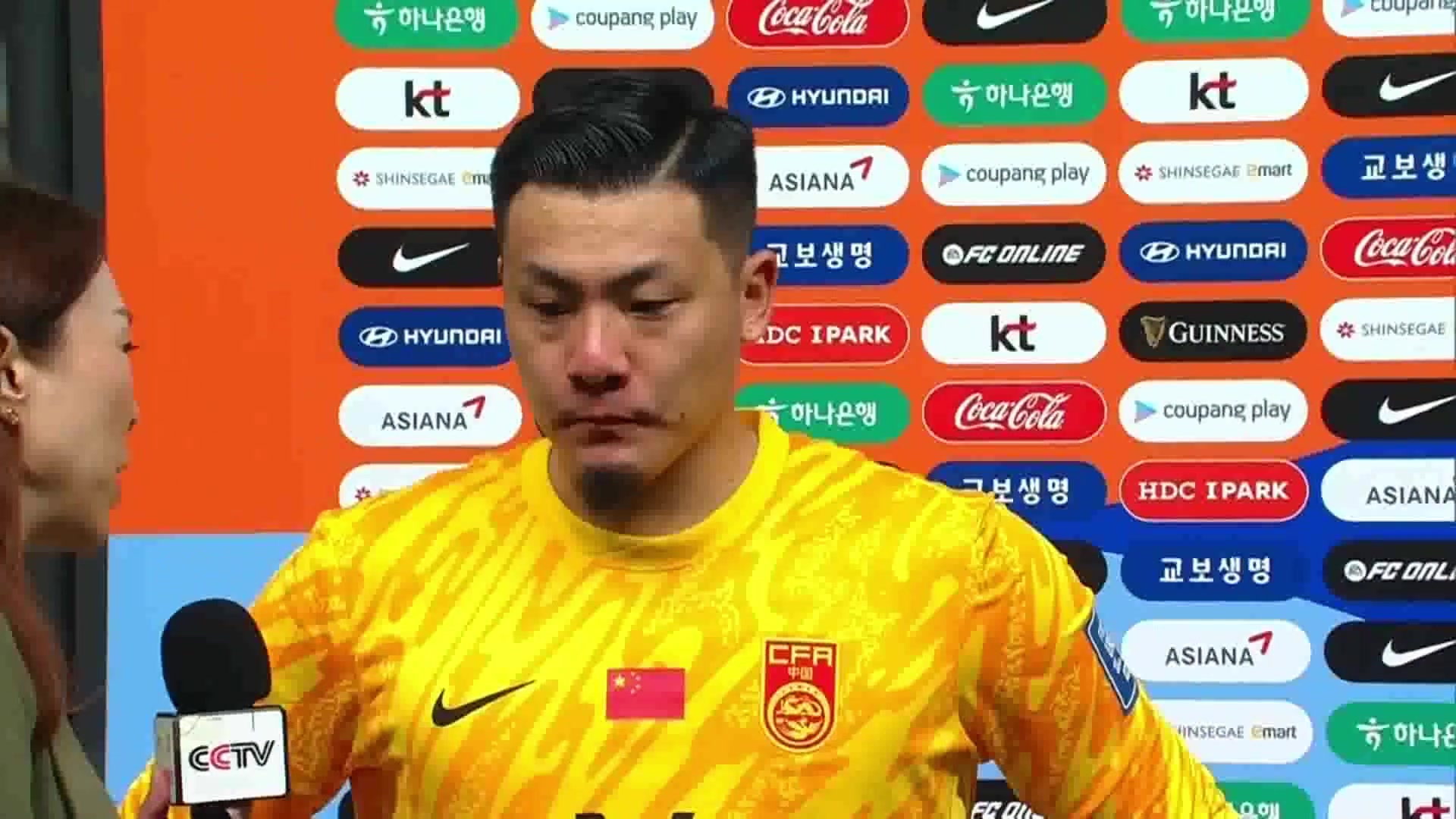 王大雷含泪感慨：遗憾主场没赢泰国已做到我所能做到了