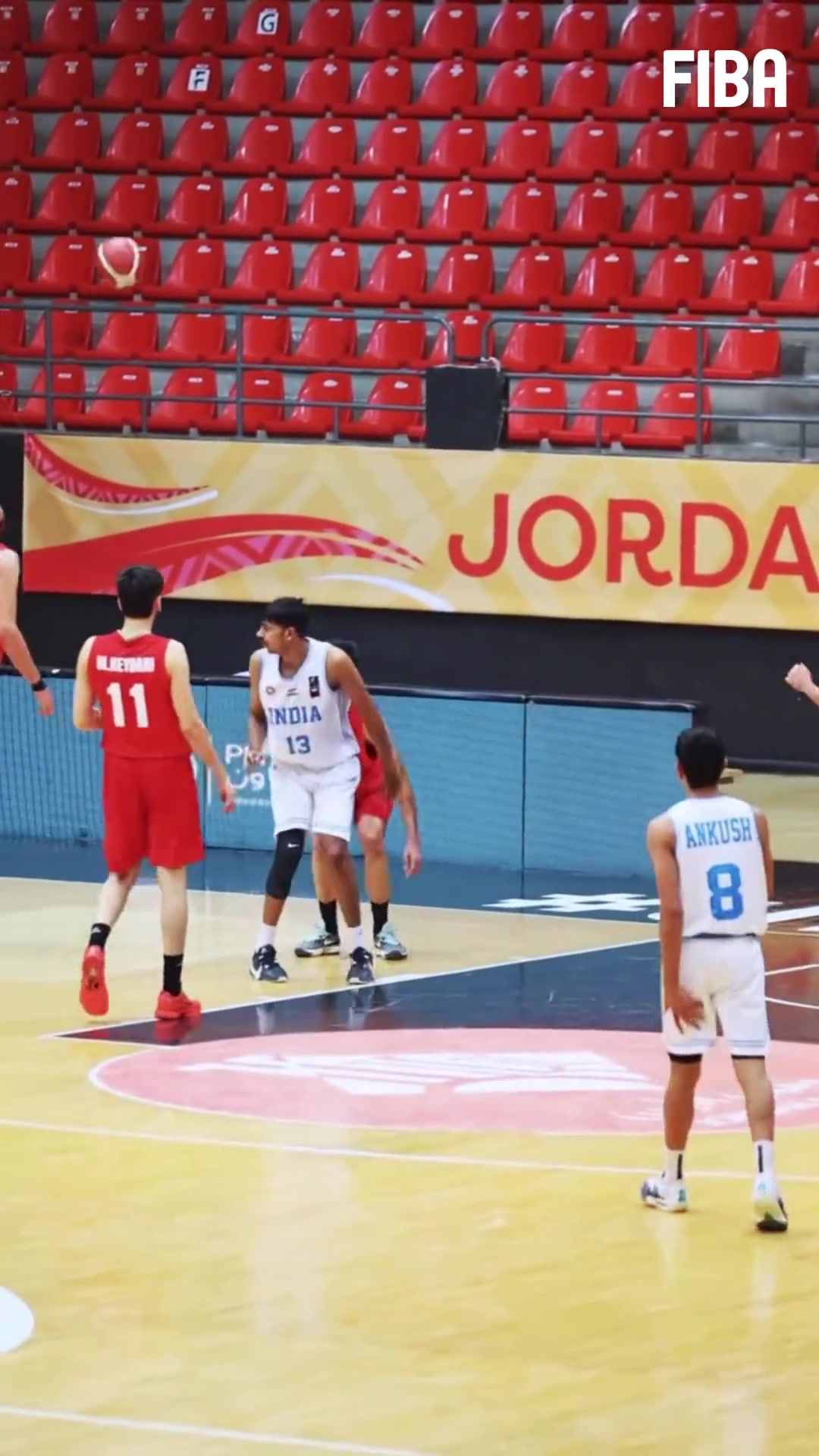 FIBAU18亚洲杯伊朗队以7359战胜了印度队，