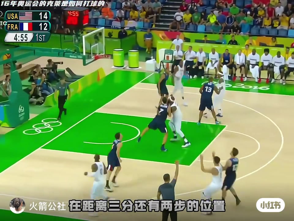 FIBA赛场上的克莱，就是3D球员最顶级天花板！