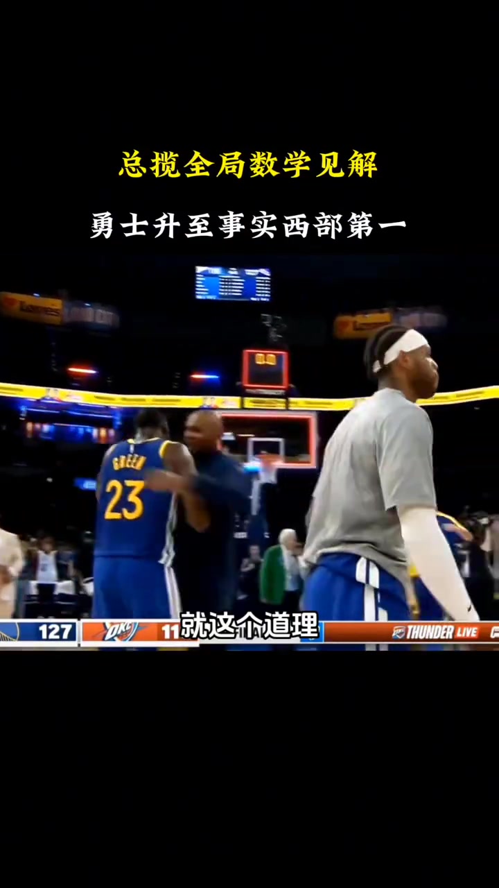 徐静雨：勇士赢雷霆就是实实在在的西部第一了太阳最弱肯定会掉