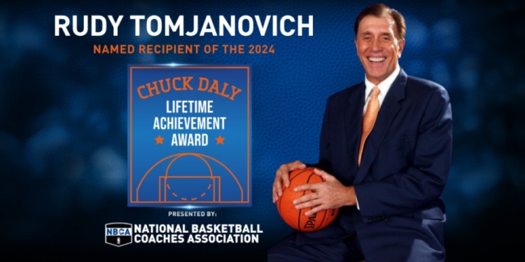 NBA教练协会：鲁迪汤姆贾诺维奇获得2024年查克戴利终身成就奖