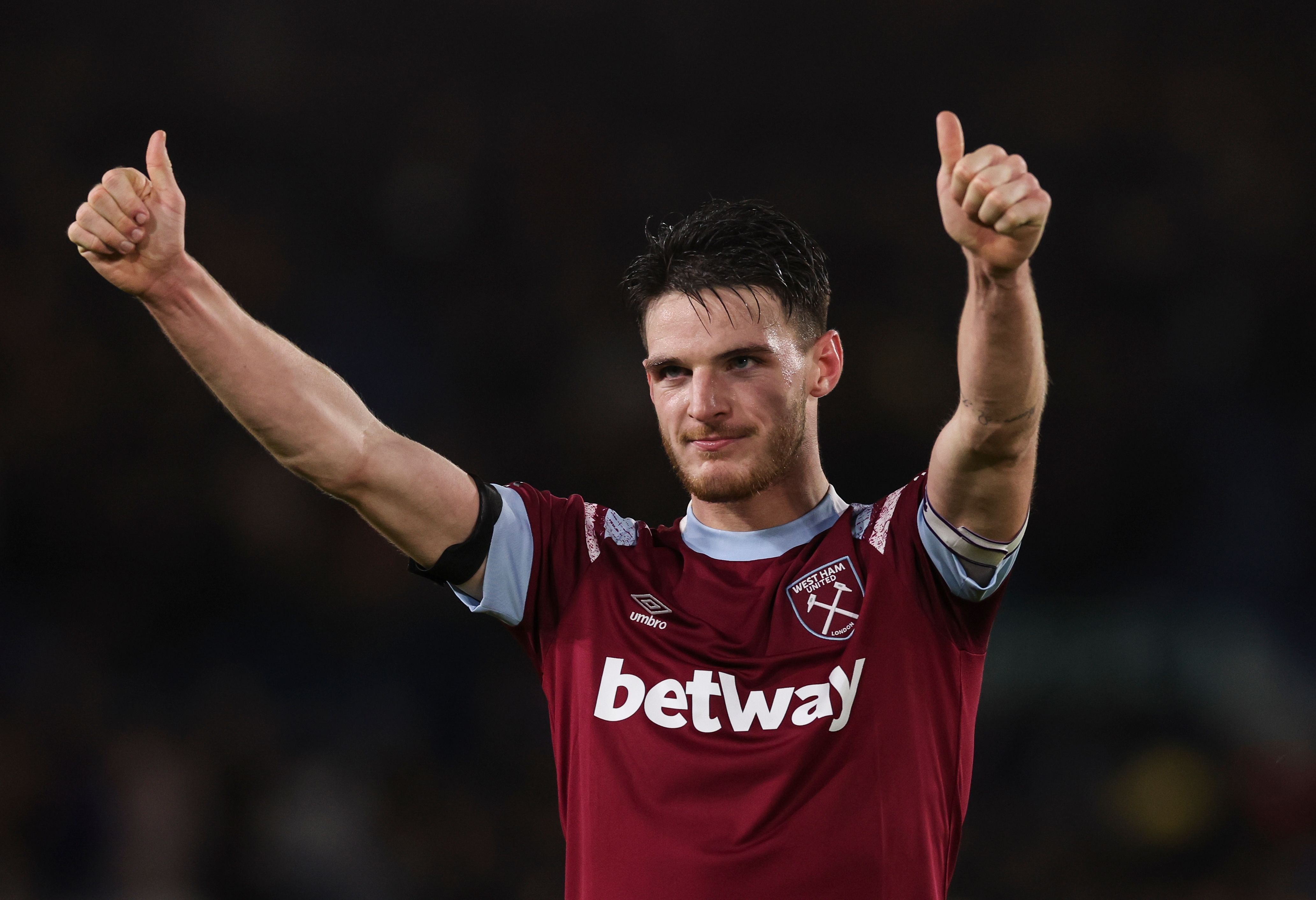 talkSPORT：赖斯今夏离开西汉姆，切尔西将与阿森纳展开竞争