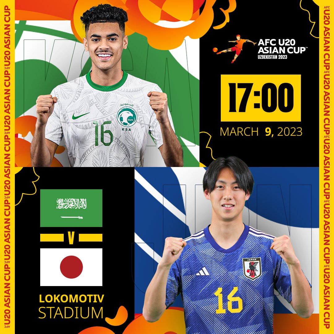 U20亚洲杯-沙特vs日本首发：扎伊德先发，熊田直纪、横山步梦出战