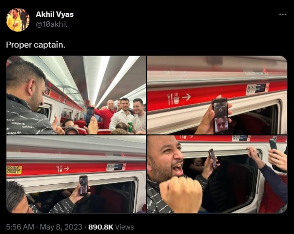 阿森纳赢球后厄德高与球迷视频聊天，球迷社媒晒图：这才是队长