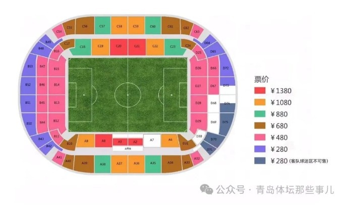 国足在青岛主场对印尼的比赛明天开票，分6档&票价2801380元