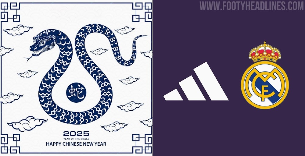 足球装备网站：阿迪达斯将为皇马推出2025蛇年球衣