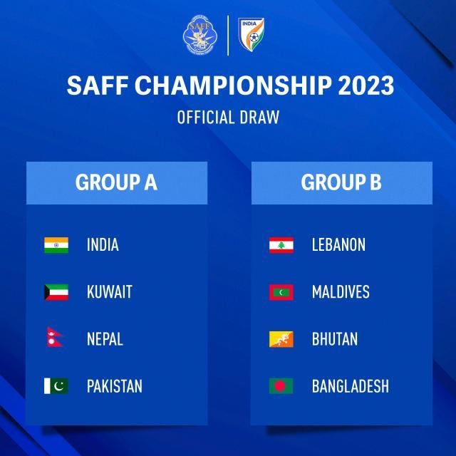 南亚锦标赛完成分组抽签，国足亚洲杯对手黎巴嫩以种子队身份参赛