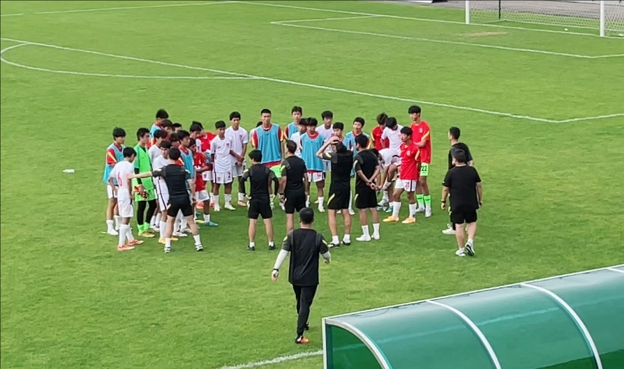 国少U14第二场拉练赛结束，02不敌韩国U14